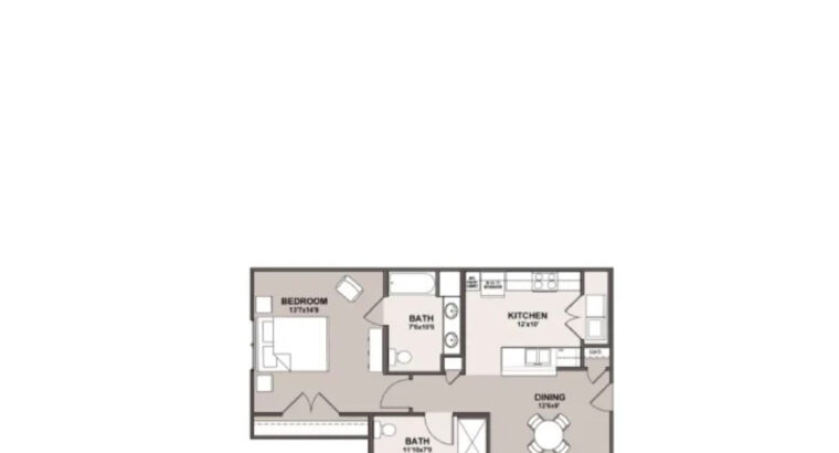 2 bed 2 bath apartment available for sublease